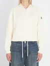 Moncler Zip Up Cardigan In Gray
