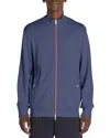 Moncler Zip Up Cardigan In Navy