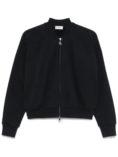 Moncler Zip Up Cardigan In Animal Print