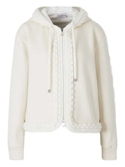 MONCLER ZIP-UP DRAWSTRING HOODIE