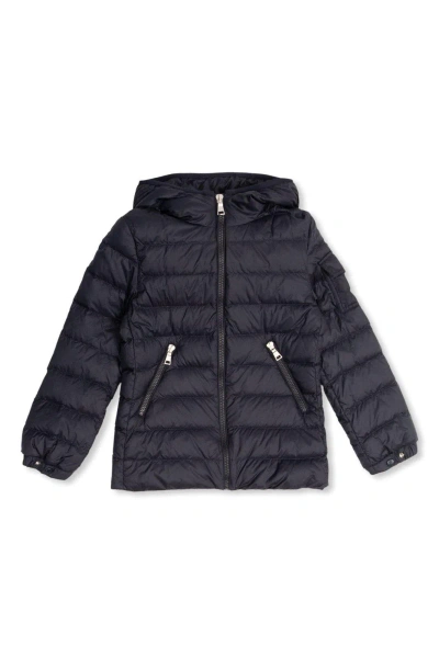 Moncler Kids' Zip-up Hooded Quilted Jacket