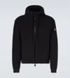Moncler Zip-up Hoodie In Black