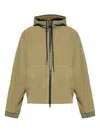 Moncler Zip-up Hoodie In Green