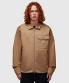 Moncler Zip Up Overshirt In Beige