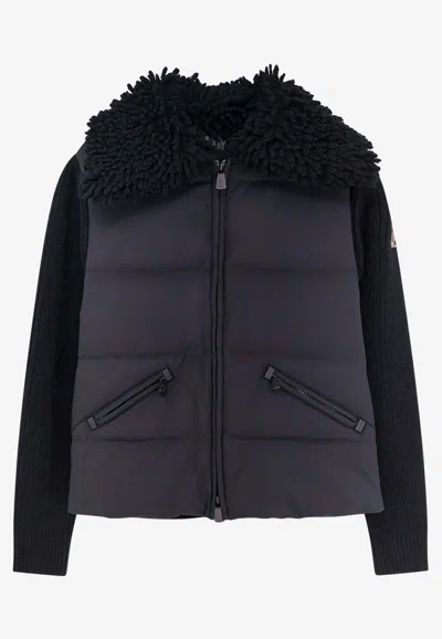 MONCLER ZIP-UP PADDED CARDIGAN