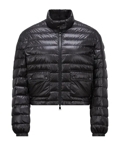 Moncler Zip-up Padded Jacket In Black