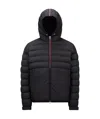 Moncler Zip-up Padded Jacket In Black