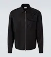 Moncler Mens Black Nylon Shirt Jacket In Black