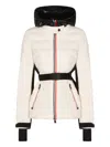 Moncler Zip-up Ski Jacket In Neutral