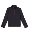 Moncler Zip-up Ski Top In Black