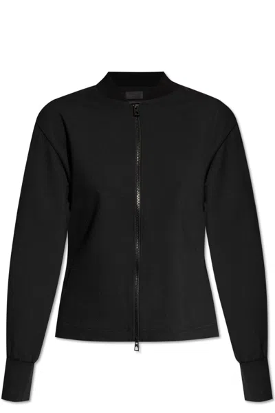 Moncler Zip-up Sweatshirt In Black