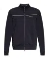Moncler Cotton And Modal Sweatshirt With Zip In Black