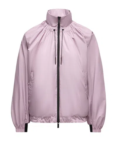 Moncler Zip-up Valencay Jacket In Purple