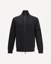 Moncler High Collar Long Sleeve Casual Jacket In Black