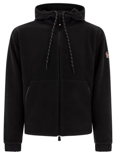 MONCLER ZIPPED HOODIE SWEATSHIRTS