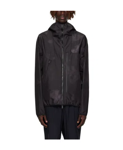 Moncler Zipper Casual Jacket In Black