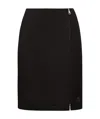 Moncler Zippered Skirt In Black