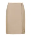 Moncler Jupe Zippée In Brown