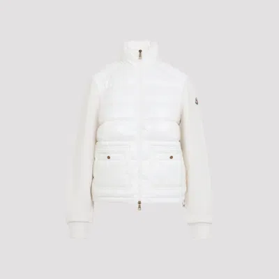 Moncler Zip-up Cardigan For Women In White