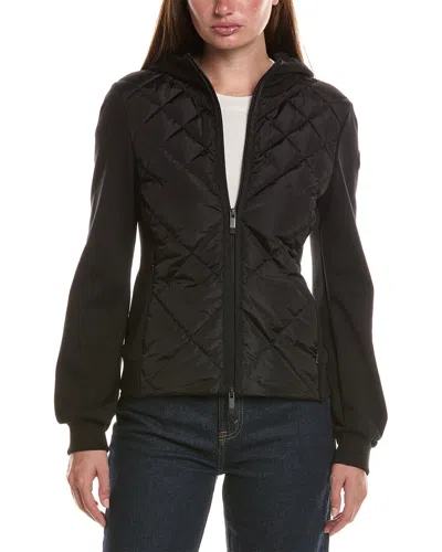 Moncler Zip-up Hoodie In Black