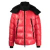 Moncler Zubair Down Puffer Jacket In Red