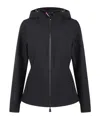 Moncler Womens Black Zumeles Brand-patch Slim-fit Stretch-woven Blend Jacket In Black