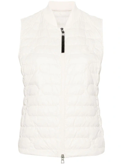 Moncler Perille Quilted Down Gilet In White