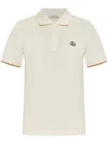 Moncler Logo-patch Polo Shirt In White