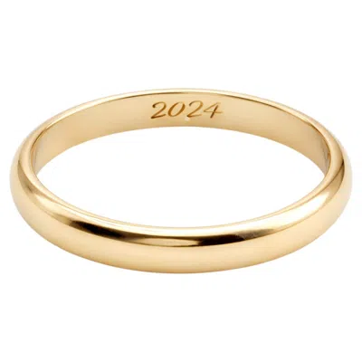 Pre-owned Moncomble Paris L'essentielle Wedding Ring In 18k Yellow Gold By