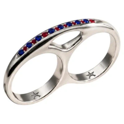 Pre-owned Moncomble Paris Limited Edition Warrior Champions 2026 Sterling Silver Ring By  In Multi