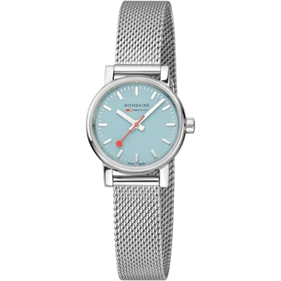 Pre-owned Mondaine Ladies Watch Wristwatch 1 1/32in Mse.26140.sm Evo2 Stainless Steel