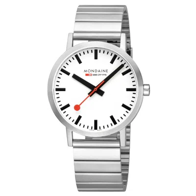 Pre-owned Mondaine Men's Watch Classic Wrist 1 9/16in A660.30360.16sbj Stainless Steel