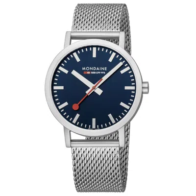 Pre-owned Mondaine Men's Watch Classic Wrist 1 9/16in A660.30360.40sbj Stainless Steel