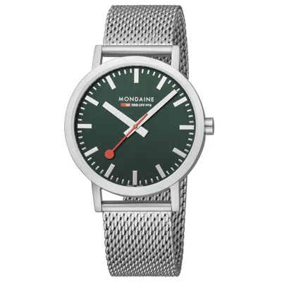 Pre-owned Mondaine Men's Watch Classic Wrist 1 9/16in A660.30360.60sbj Stainless Steel