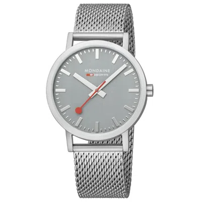 Pre-owned Mondaine Men's Watch Classic Wrist 1 9/16in A660.30360.80sbj Stainless Steel