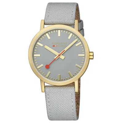 Pre-owned Mondaine Men's Watch Classic Wrist Watch 1 9/16in A660.30360.80sbu Textile