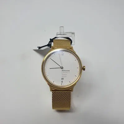 Pre-owned Mondaine Mh1.l2211.sm Helvetica No1 Light Watch