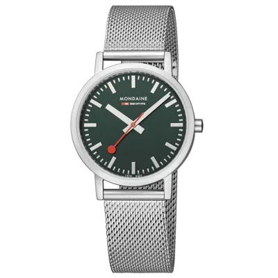 Pre-owned Mondaine Unisex Watch Classic Wrist 1 13/32in A660.30314.60sbj Stainless Steel