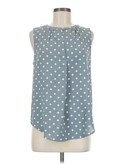 Pre-owned Monday Fun Sleeveless Blouse In Gray