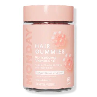 Monday Haircare Hair Gummies With Biotin & Vitamin C+e For Thicker Stronger Hair