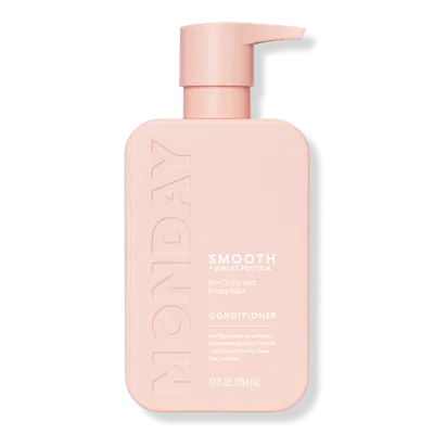 Monday Haircare Smooth Conditioner For Curly & Frizzy Hair With Wheat Protein - 12.0 oz