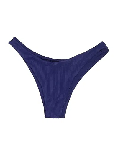 Pre-owned Monday Swimwear Swimsuit Bottoms In Blue