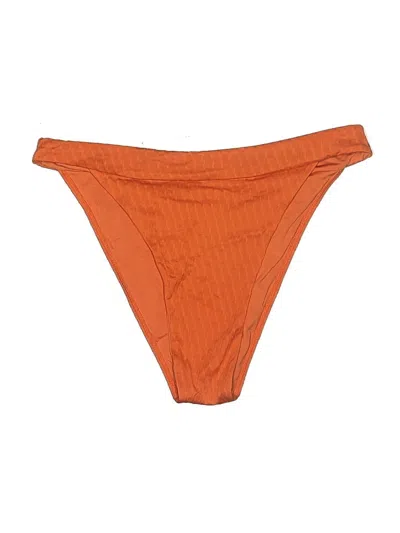 Pre-owned Monday Swimwear Swimsuit Bottoms In Orange