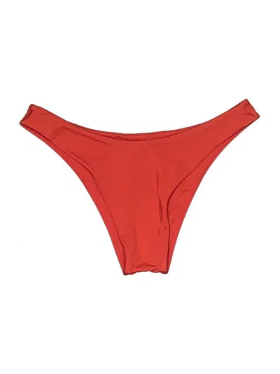 Pre-owned Monday Swimwear Swimsuit Bottoms In Red