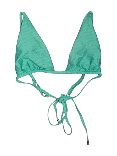 Pre-owned Monday Swimwear Swimsuit Top Green Swimwear