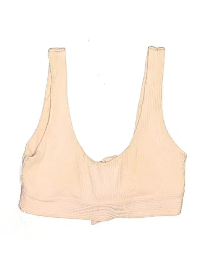 Pre-owned Monday Swimwear Swimsuit Top Ivory Swimwear