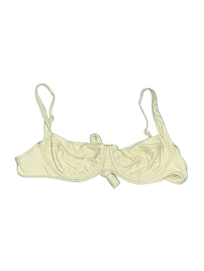 Pre-owned Monday Swimwear Swimsuit Top Ivory Swimwear