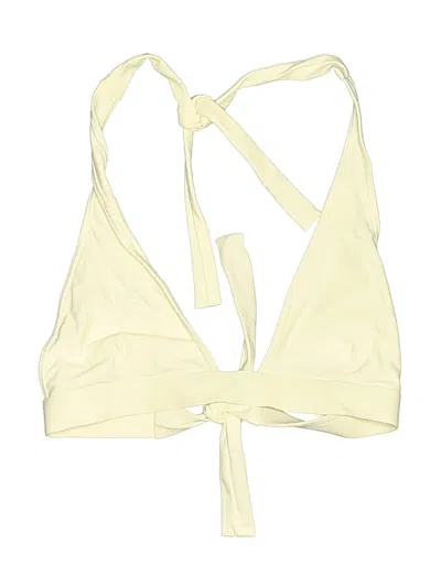Pre-owned Monday Swimwear Swimsuit Top Ivory Swimwear In White
