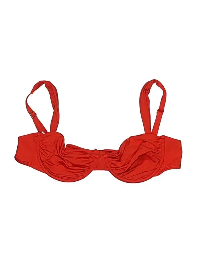 Pre-owned Monday Swimwear Swimsuit Top Red Swimwear