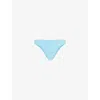 Monday Swimwear Womens Ibiza Blue Byron Stretch Recycled-nylon Bikini Bottoms In Ibiza Blue